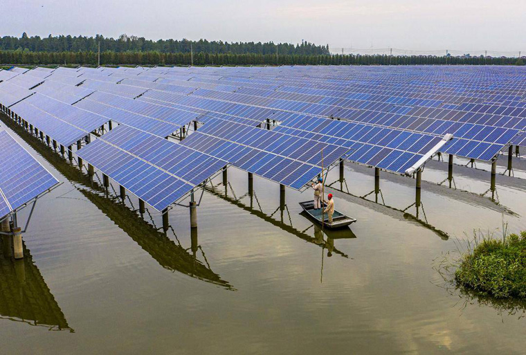 漁光互補光伏發電項目的必備條件，漁光互補一畝水塘能建多少光伏